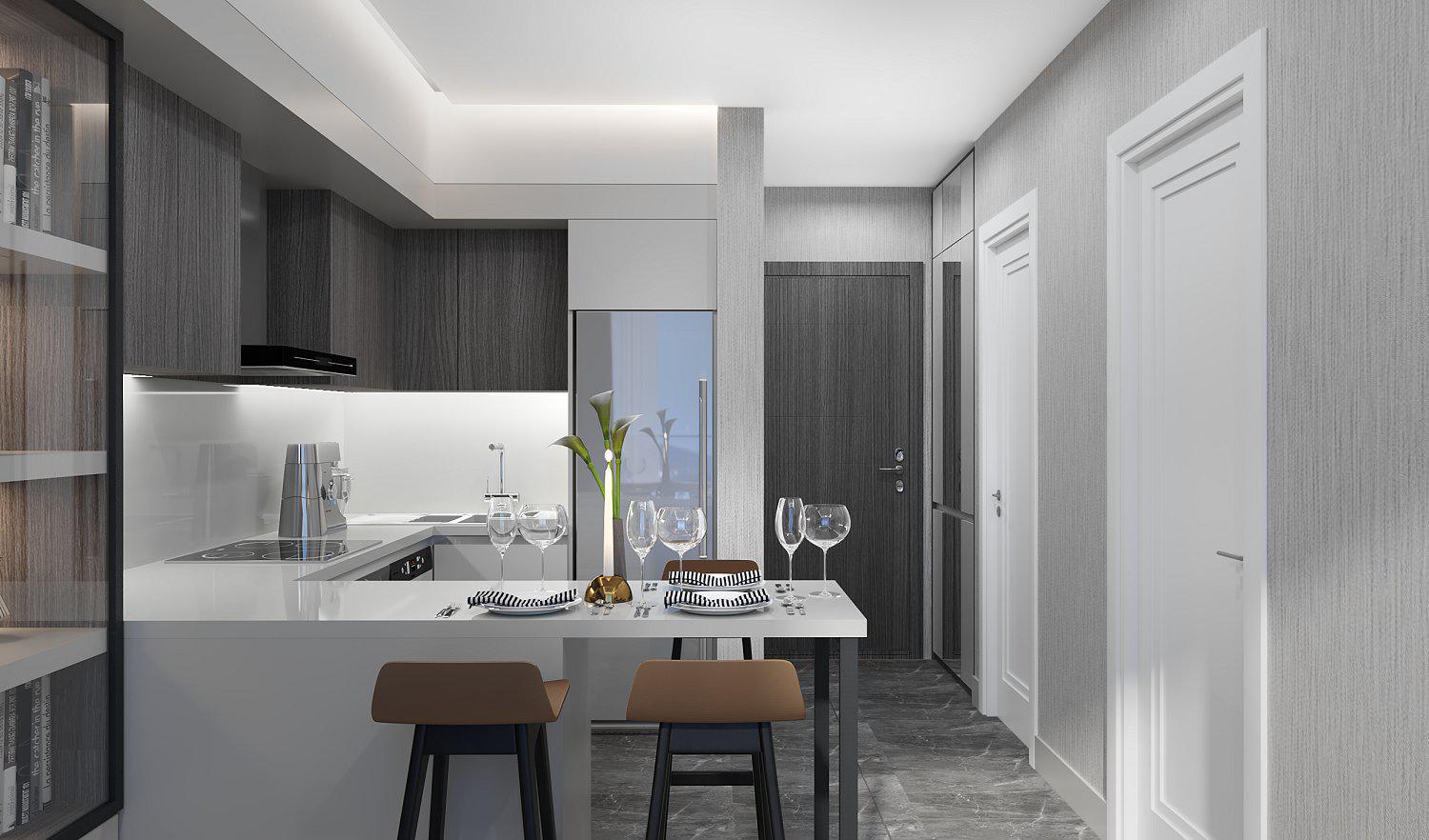 Квартира, апартаменты, 2 комн., Стамбул - Фото 7