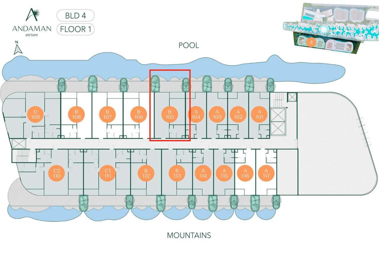 Квартира, апартаменты, 2 комн., Пхукет - Фото 4