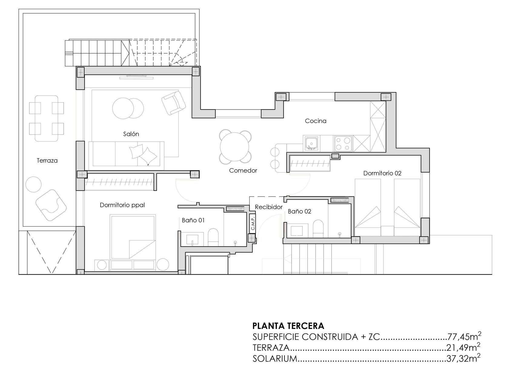 Квартира, апартаменты, 3 комн., Испания - Фото 19