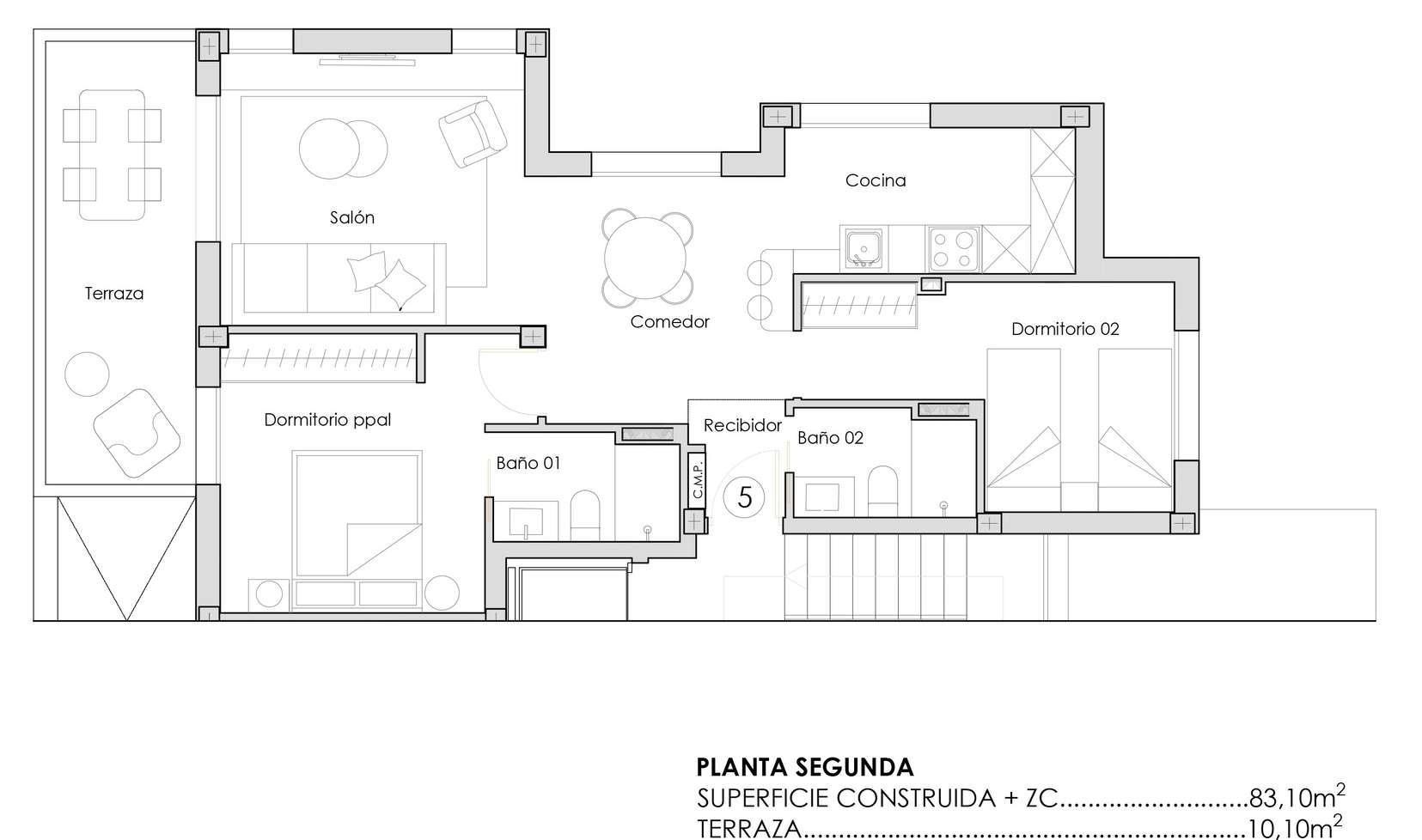 Квартира, апартаменты, 3 комн., Испания - Фото 28