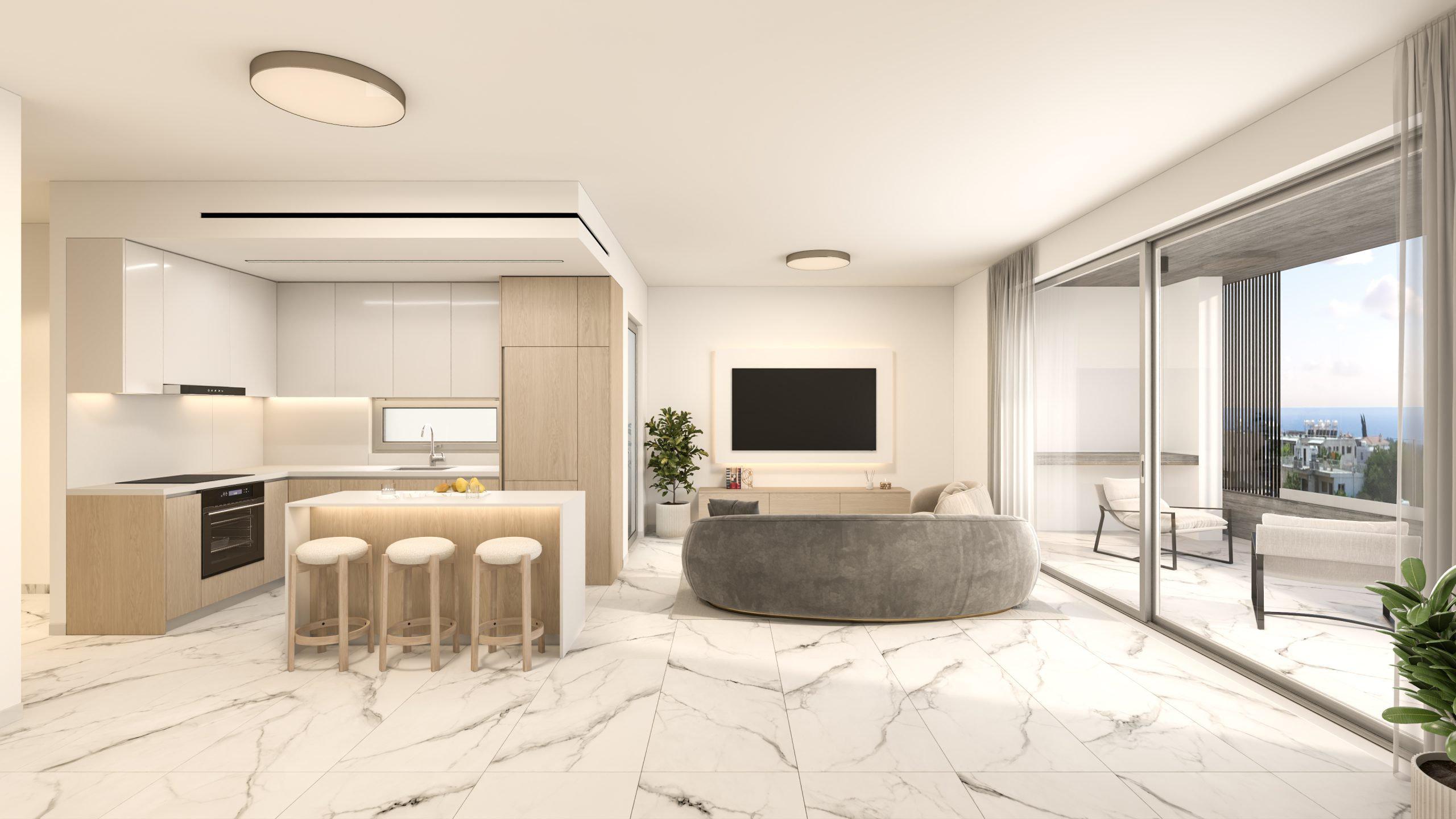 Квартира, апартаменты, 2 комн., Пафос - Фото 8