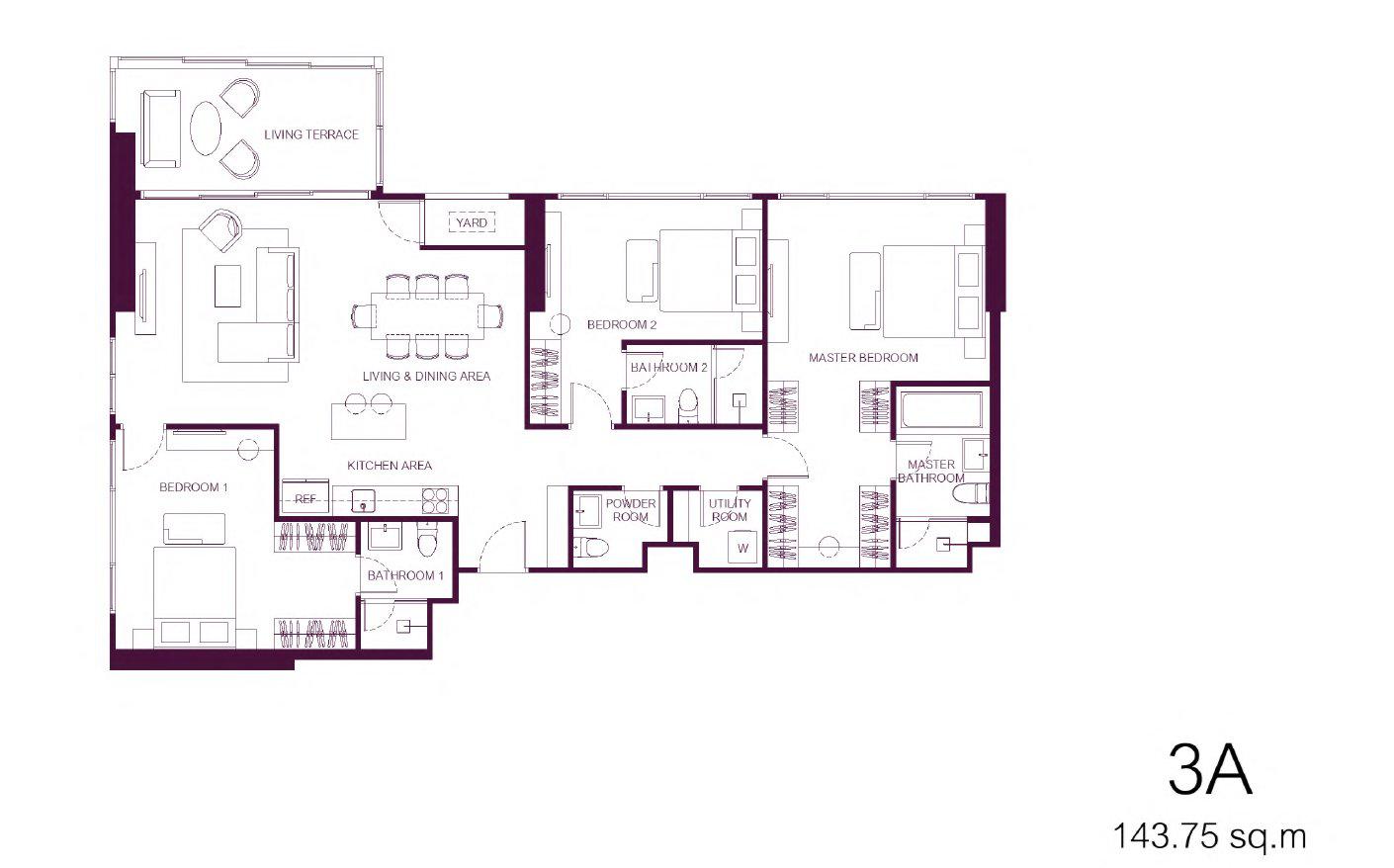 Квартира, апартаменты, 4 комн., Бангкок - Фото 2