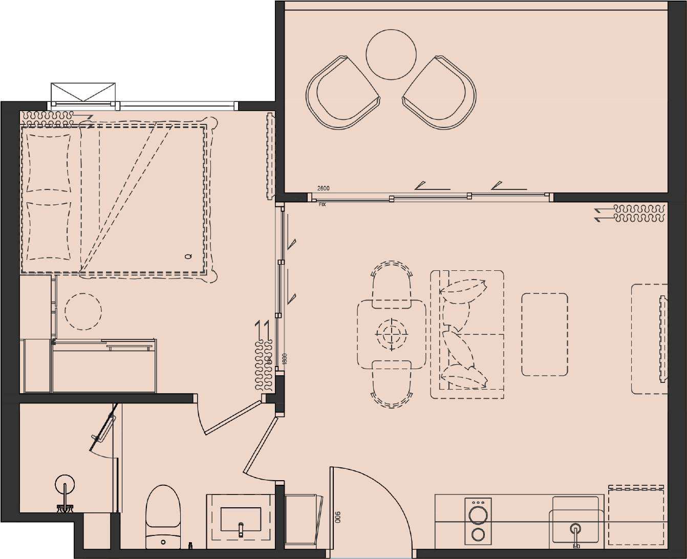 Квартира, апартаменты, 2 комн., Пхукет - Фото 5