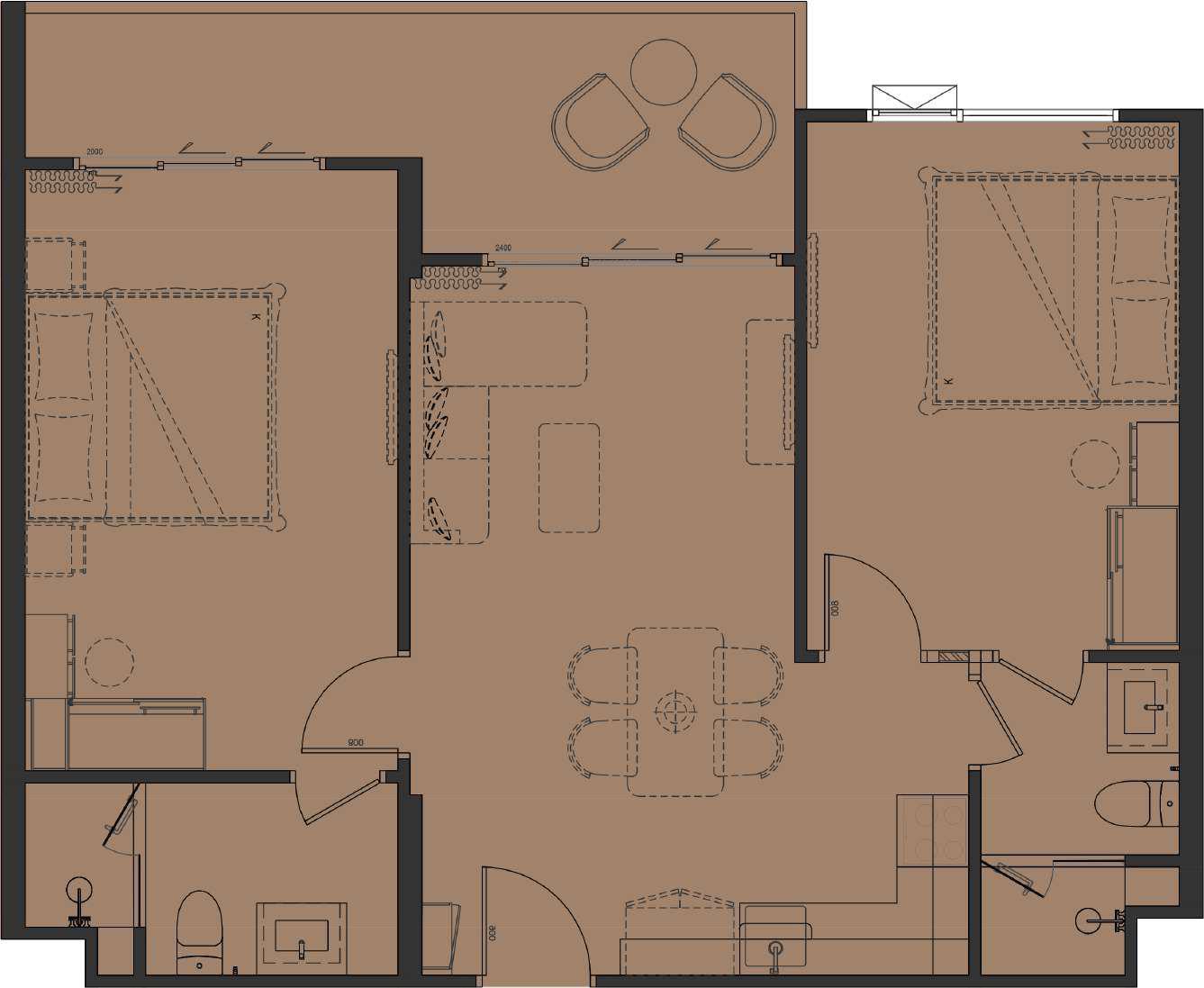 Квартира, апартаменты, 2 комн., Пхукет - Фото 6