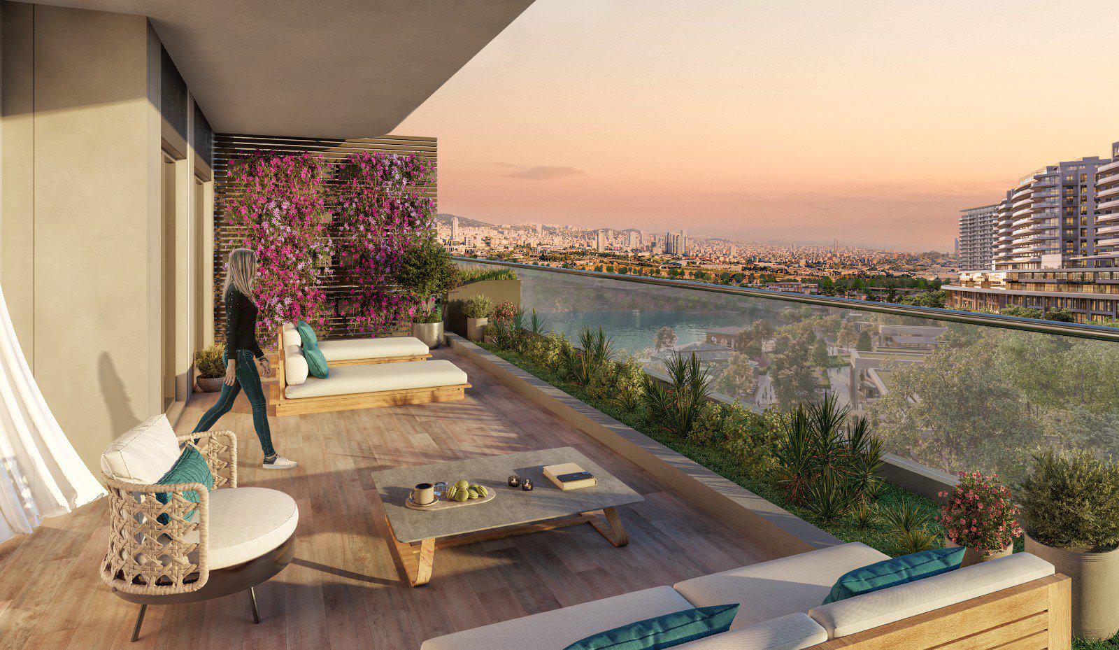 Квартира, апартаменты, 2 комн., Стамбул - Фото 4